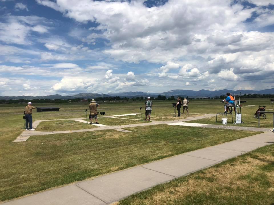 Shooters on the trapline at Helena Trap Club